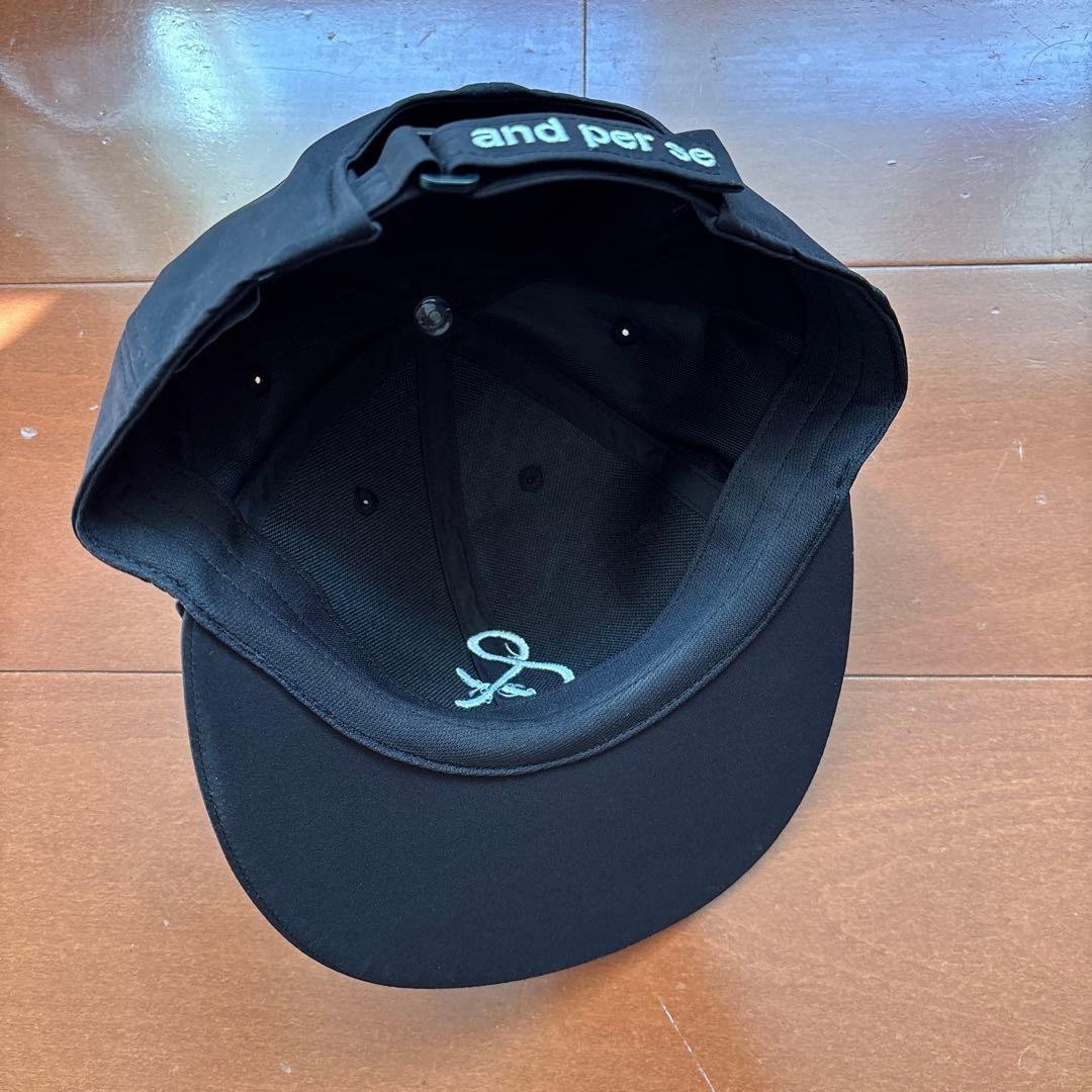 値下げ【未使用品】and per se アンパスィゴルフフラットキャップ