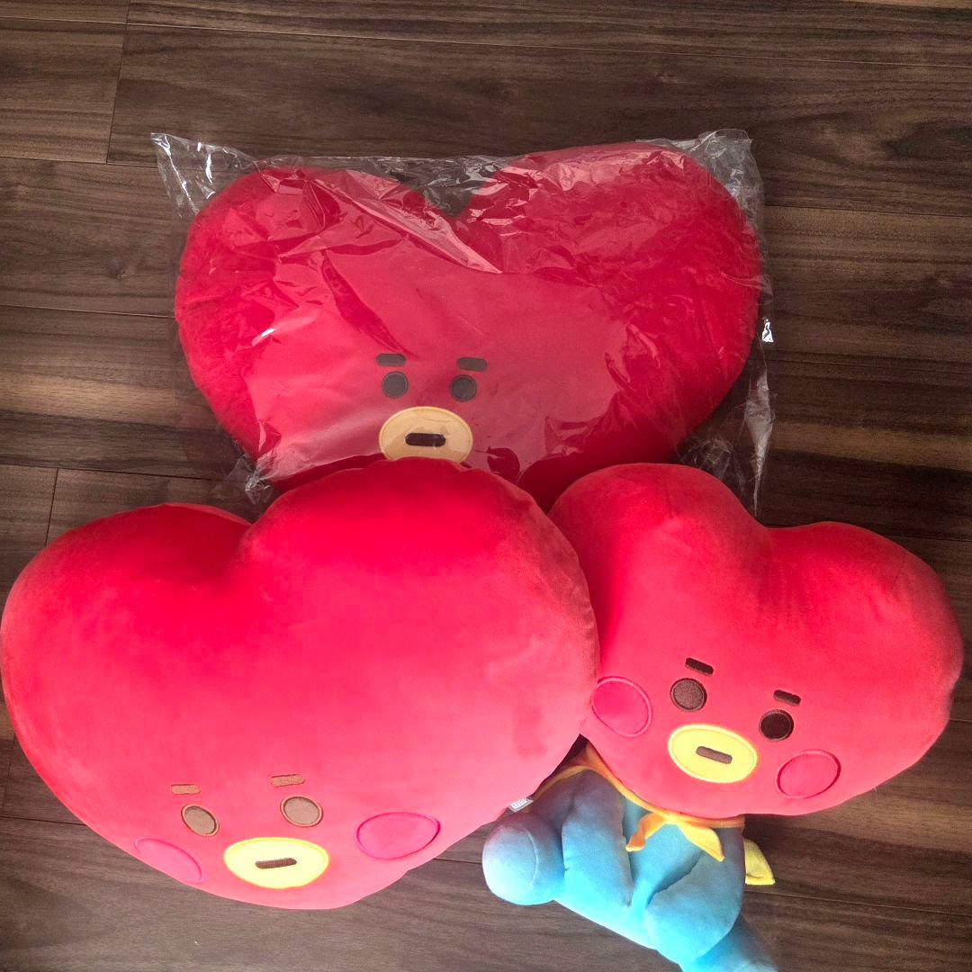 BTS BT21 tata baby ぬいぐるみ クッション　フェイス　V