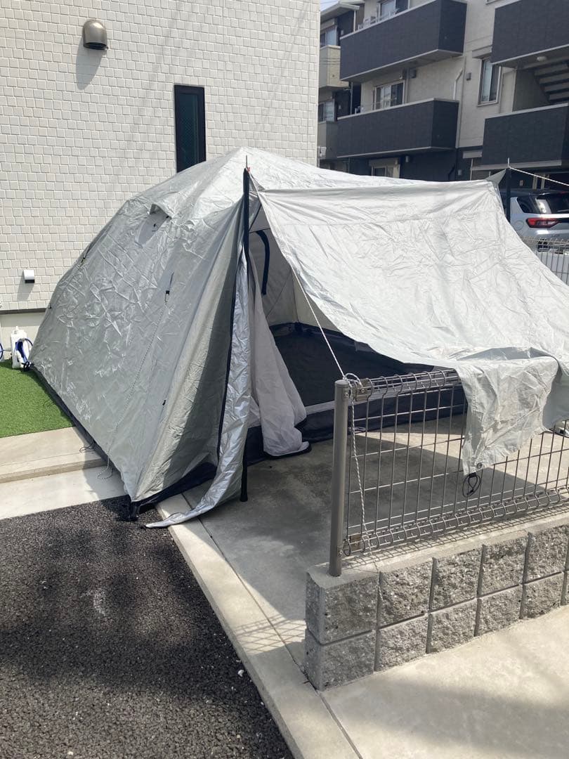 【値引き】FIELDOR ポップアップテント 3人用 黒