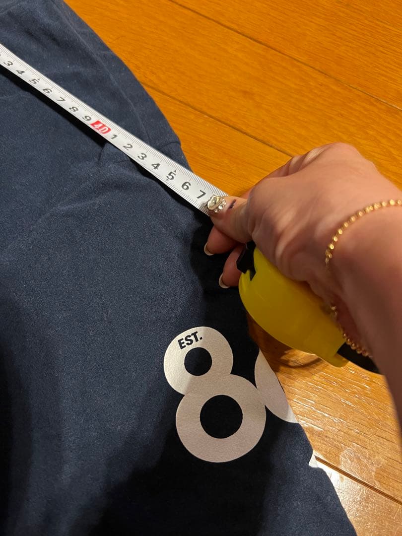 超美品パーリーゲイツ☆ハーフジップ カットソー あたたか素材　サイズ6 ネイビー