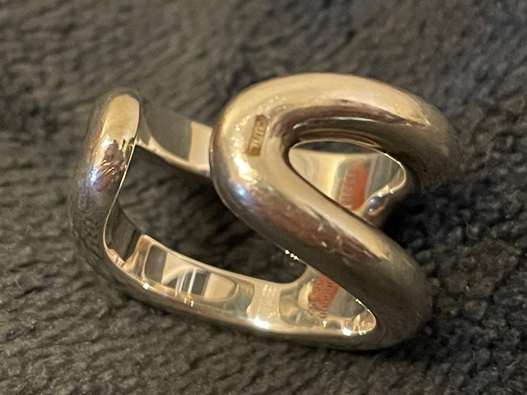 HERMES エルメス オスモズPM リング 52 925 シルバー