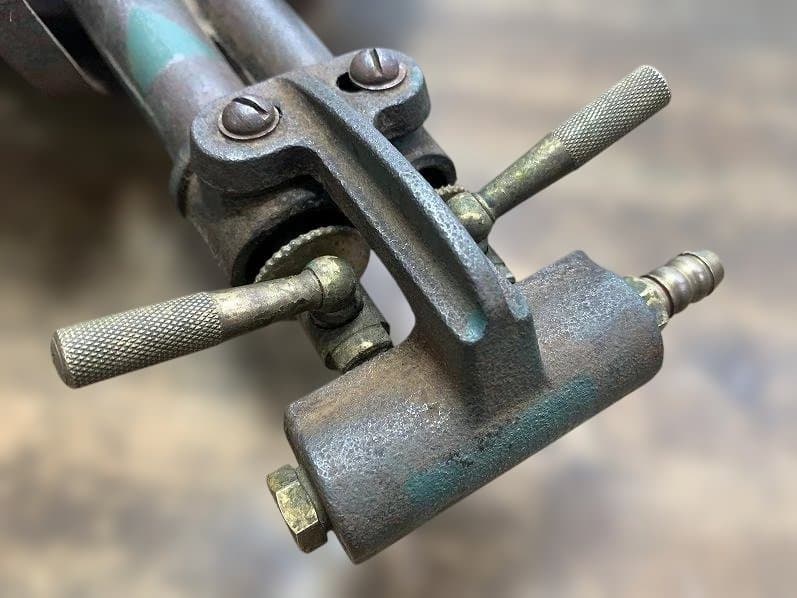 タチバナ製作所 業務用１口ガスコンロ LPガス 鋳物コンロ 2重バーナー 厨房