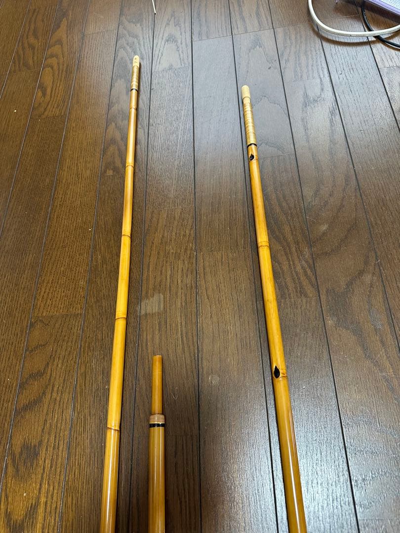 ヘラブナ竿掛け　玉の柄　龍仙