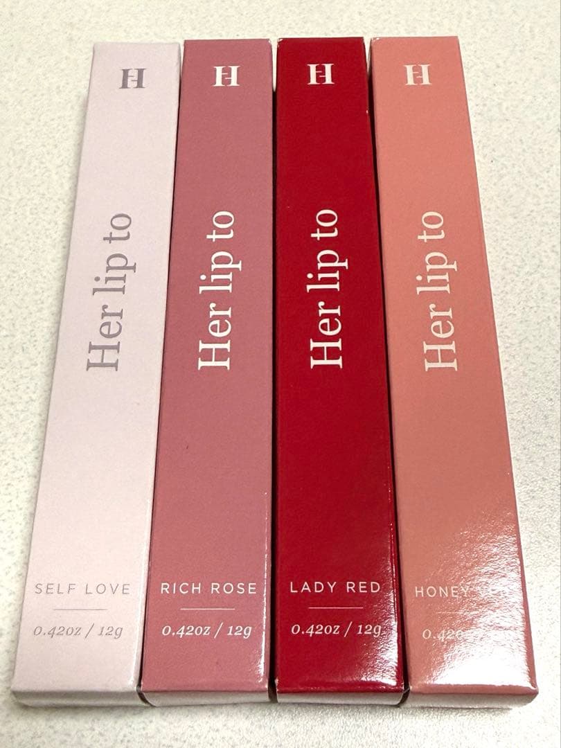 Her lip to BEAUTY リップトゥラブセラム 全4色セット
