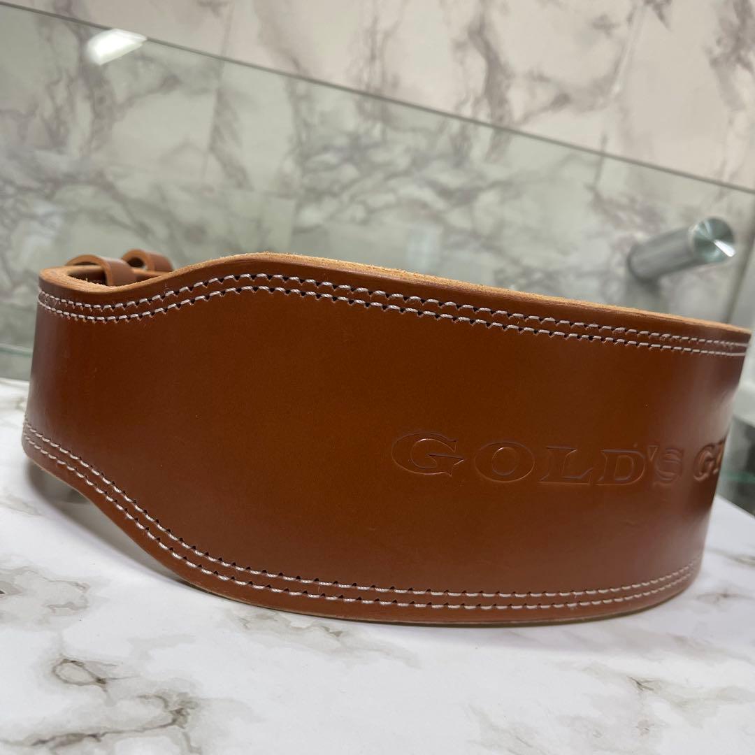 GOLD'S GYM ゴールドジム ベルト 本革 レザー プロレザーベルト