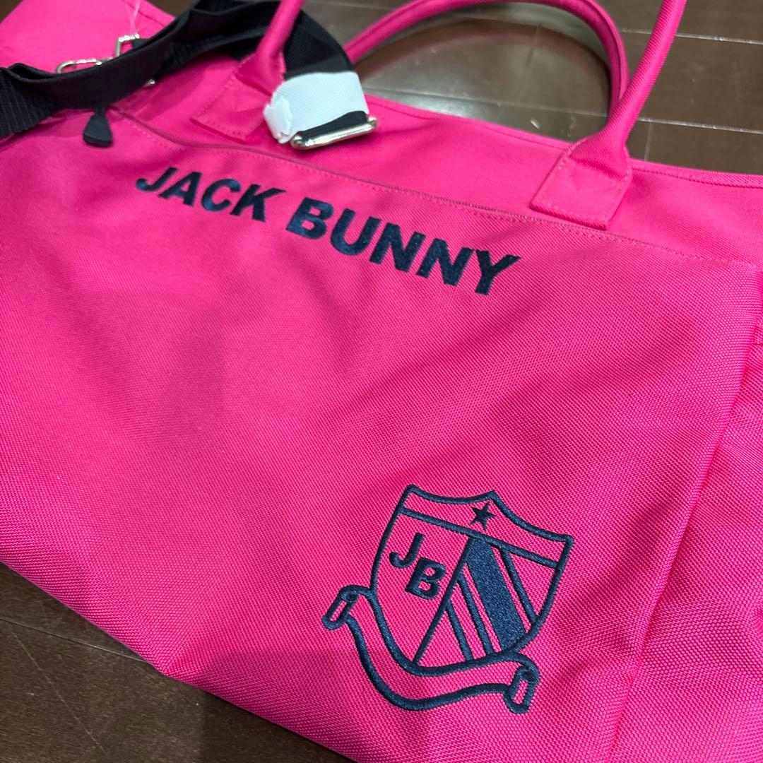【美品】JACK BUNNY ピンク ゴルフバッグ