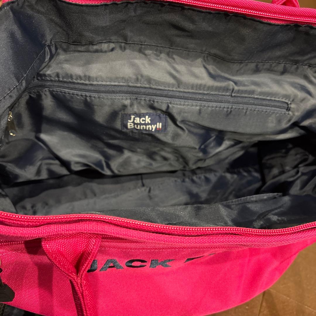 【美品】JACK BUNNY ピンク ゴルフバッグ