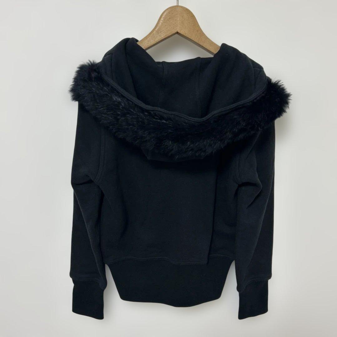 MARK&LONA ジップパーカー 2WAY ファー付 スカル S