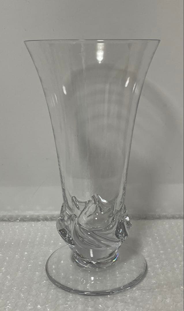 Daum FRANCEドームフランス フラワーベース 花瓶 高級クリスタルガラス