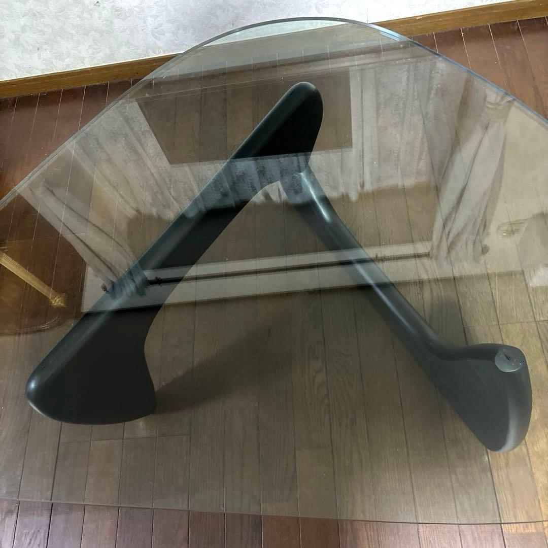 【美品】※直接お渡しのみ イサムノグチ コーヒーテーブル ガラステーブル