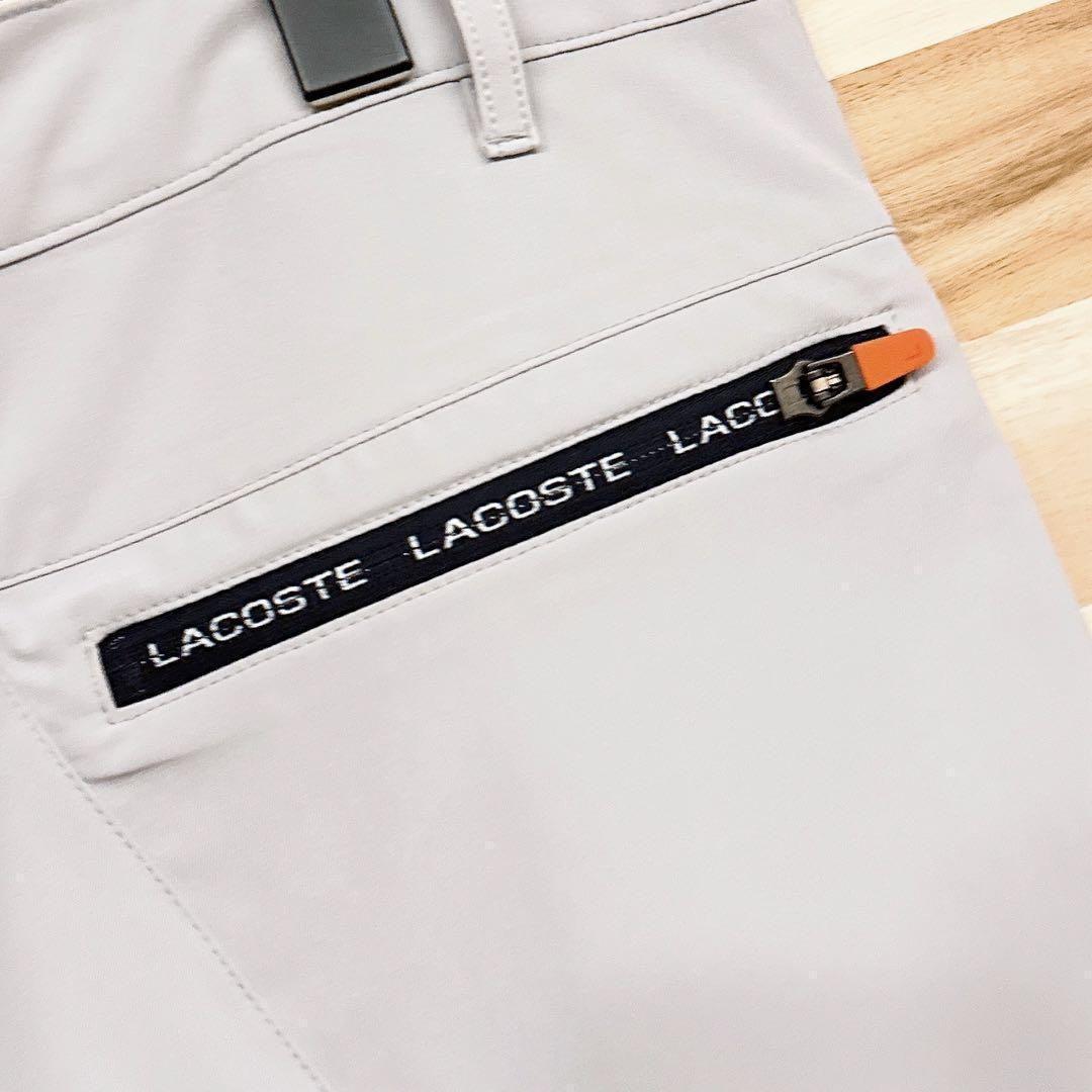 美品/廃番【ラコステ】ゴルフ ショーツ ハーフパンツ ショートパンツ グレー×紺