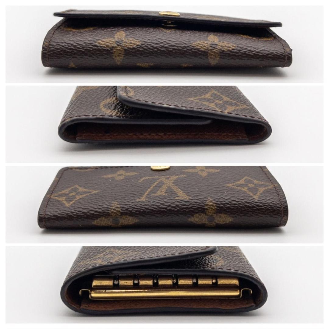 【美品】ルイヴィトン　ミュルティクレ6 モノグラム　キーケース　茶色