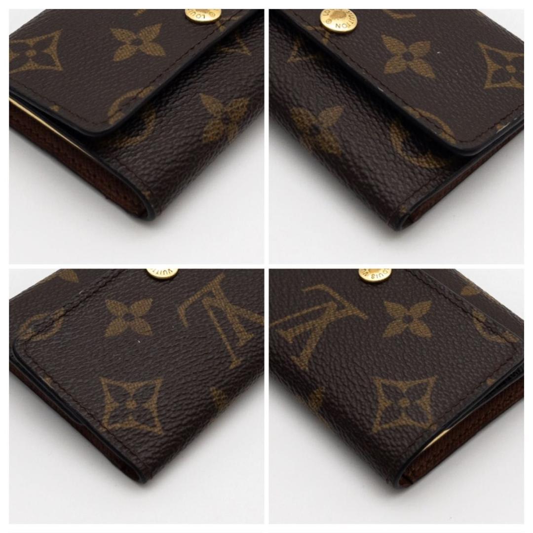 【美品】ルイヴィトン　ミュルティクレ6 モノグラム　キーケース　茶色
