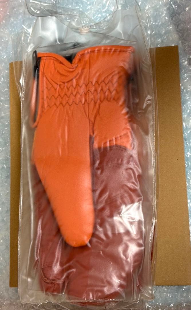 【最終値下げ】reusch スキーグローブ　オレンジ/ライトブラウン