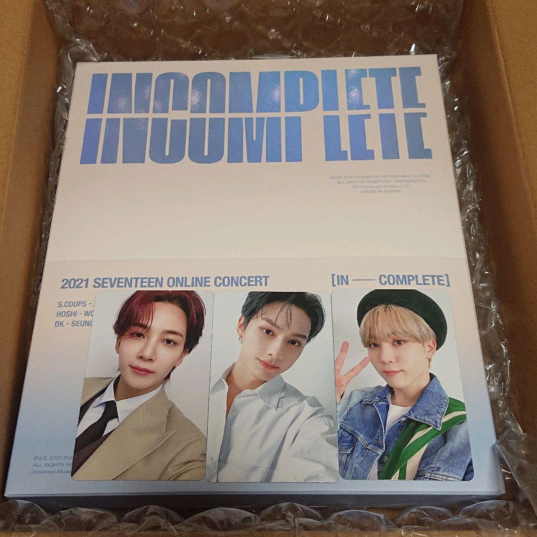 SEVENTEEN　incomplete　Blu-ray　未再生　セブチ