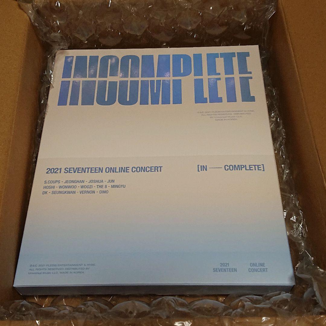 SEVENTEEN　incomplete　Blu-ray　未再生　セブチ
