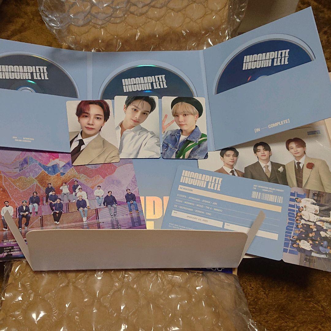 SEVENTEEN　incomplete　Blu-ray　未再生　セブチ