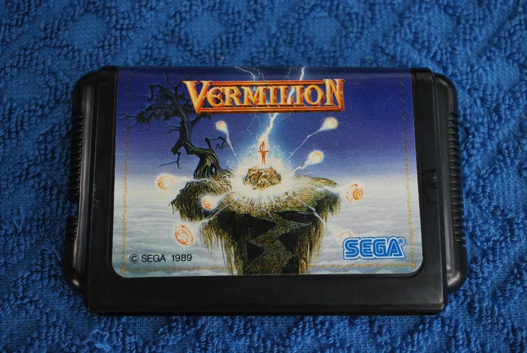 メガドライブソフト中古動作品「ヴァーミリオン」の出品です。