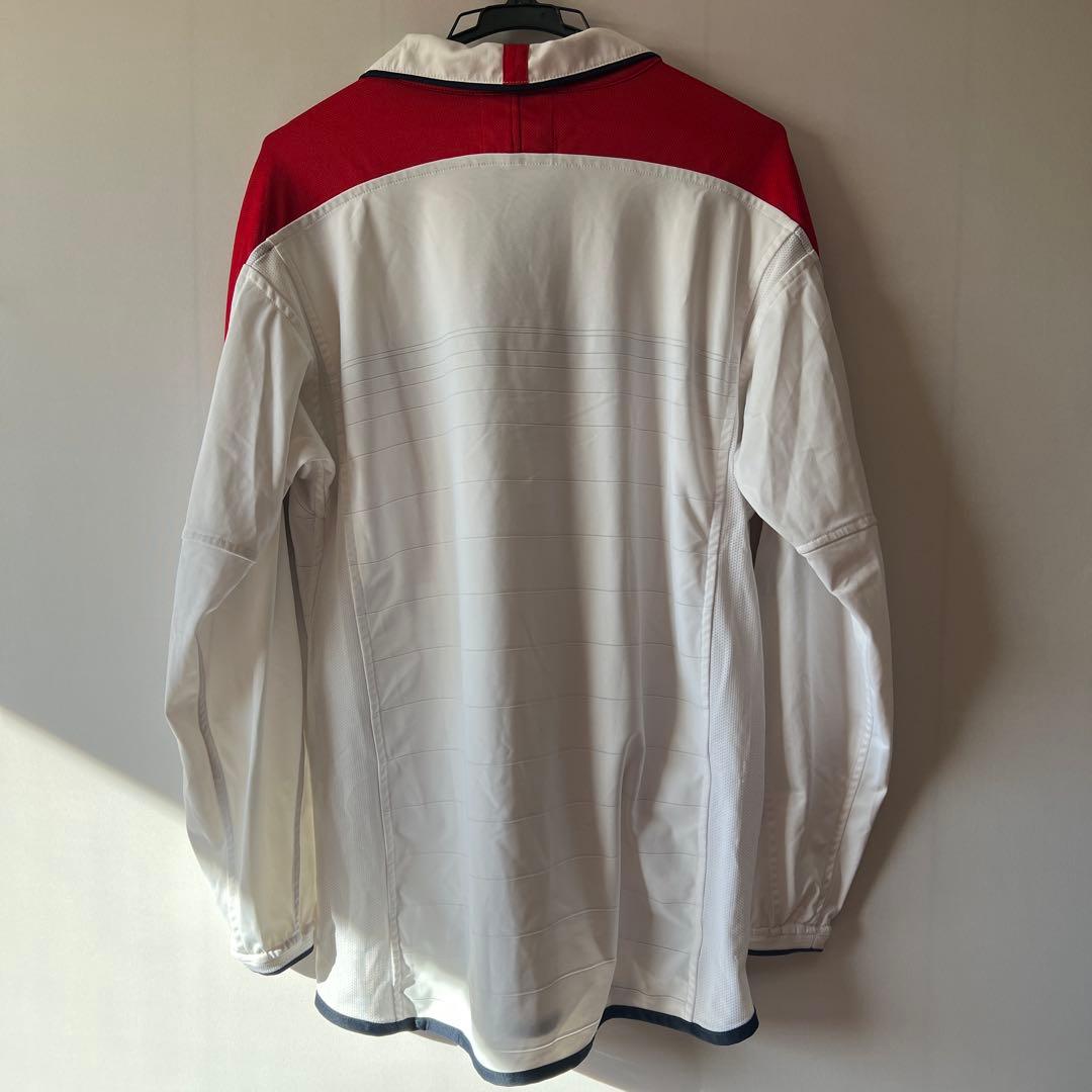 イングランド代表 Umbro 長袖シャツ ホワイト/レッド