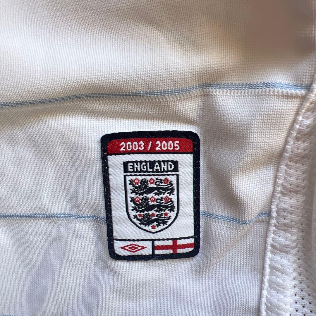 イングランド代表 Umbro 長袖シャツ ホワイト/レッド