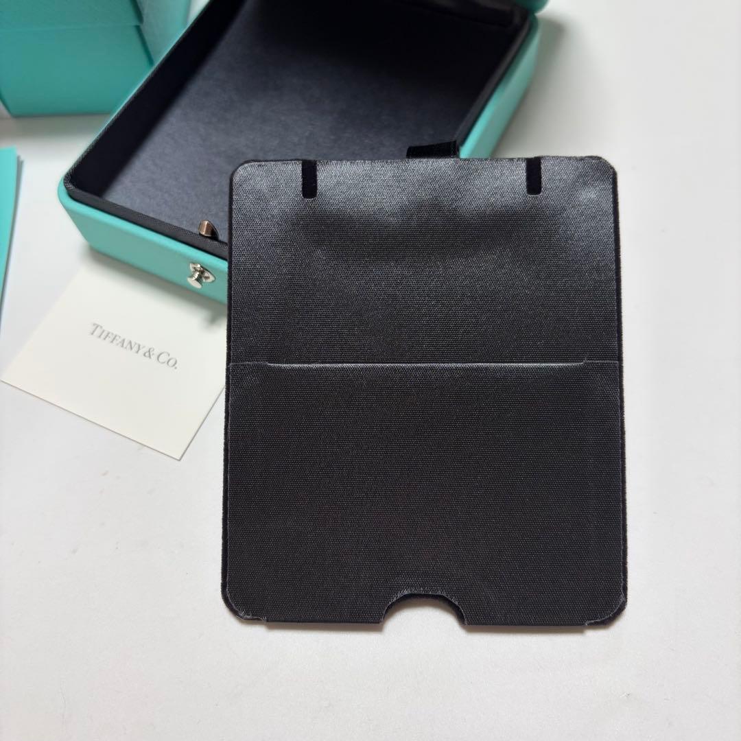 極美品　ティファニー　ネックレスケース　空箱　リボン付き　ブルーボックス