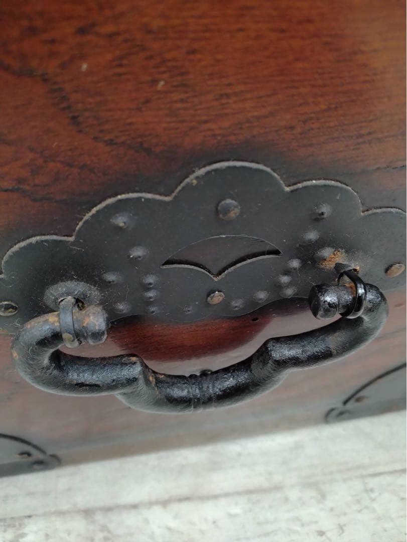 民芸家具　階段ダンス　収納　前面背面どちらも使用可能