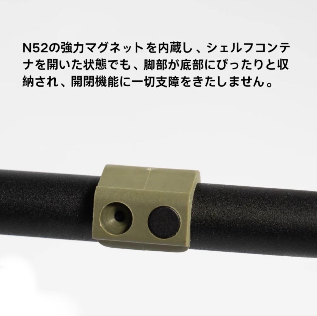 新品‼️シェルコンレッグ 50L ハンドル付き　ブラック２個セット（計４本）