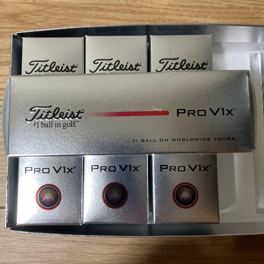 2025年モデルTitleist Pro V1x ゴルフボール 12個入り