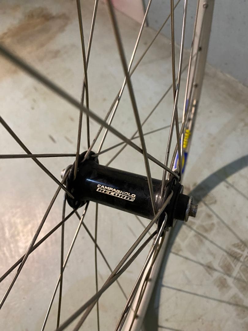 Campagnolo Record ハブ 組み　MAVICホイール