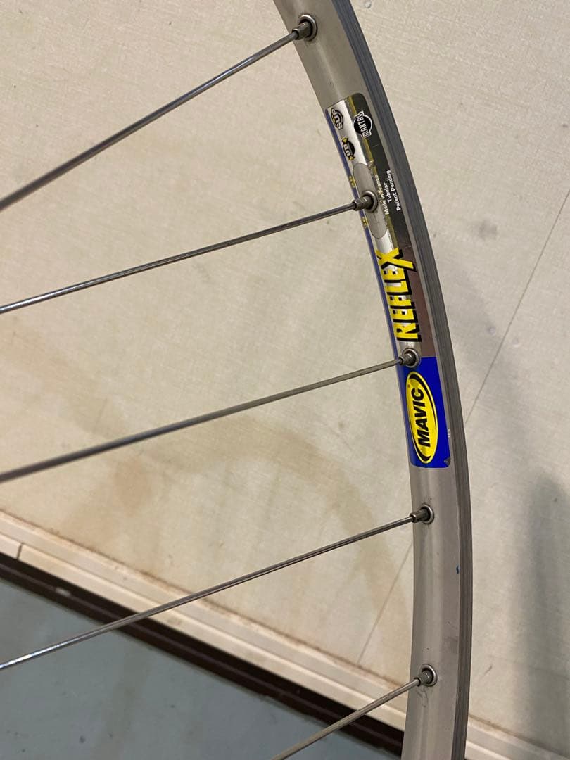 Campagnolo Record ハブ 組み　MAVICホイール
