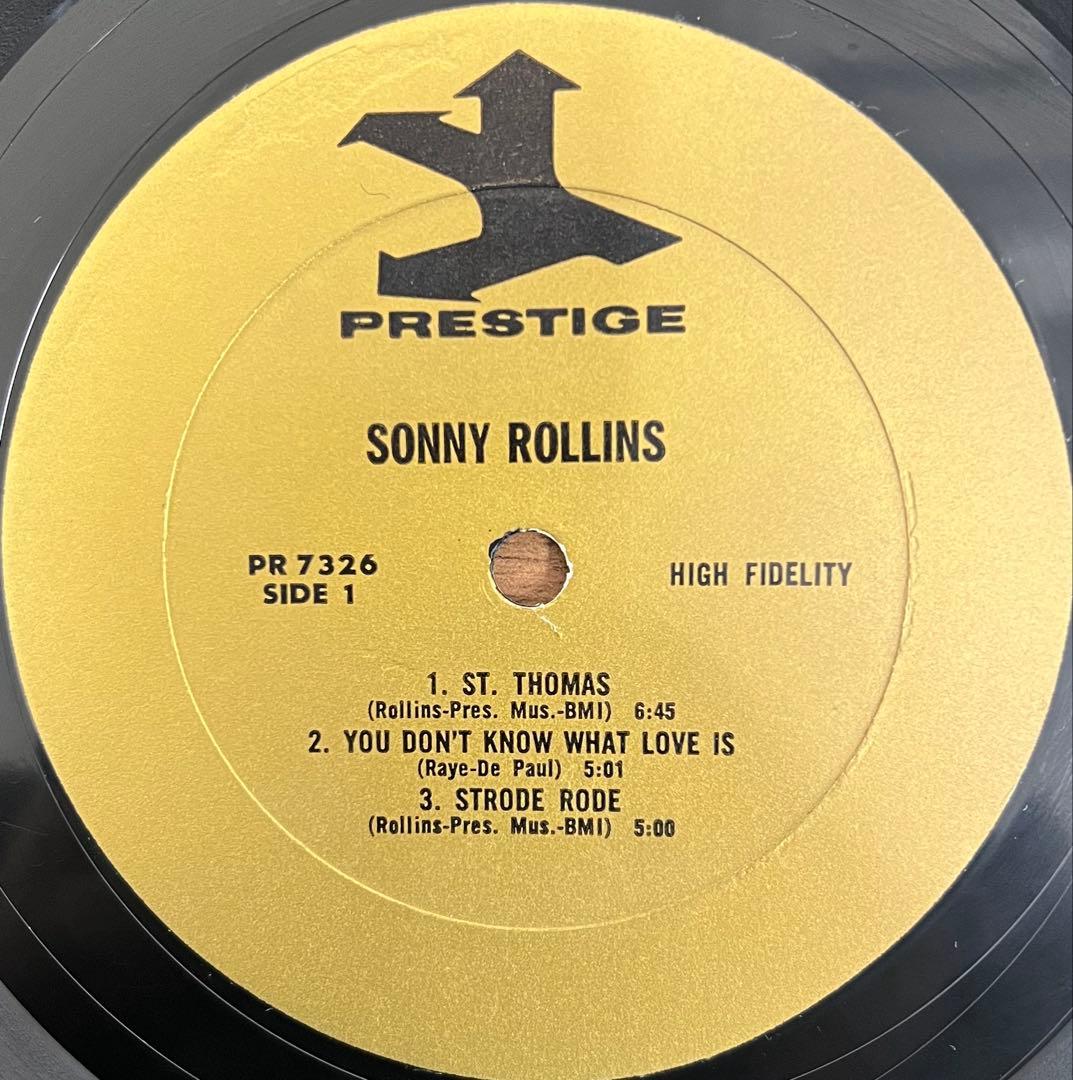 【LP/US盤】Sonny Rollins Saxophone Colossus
