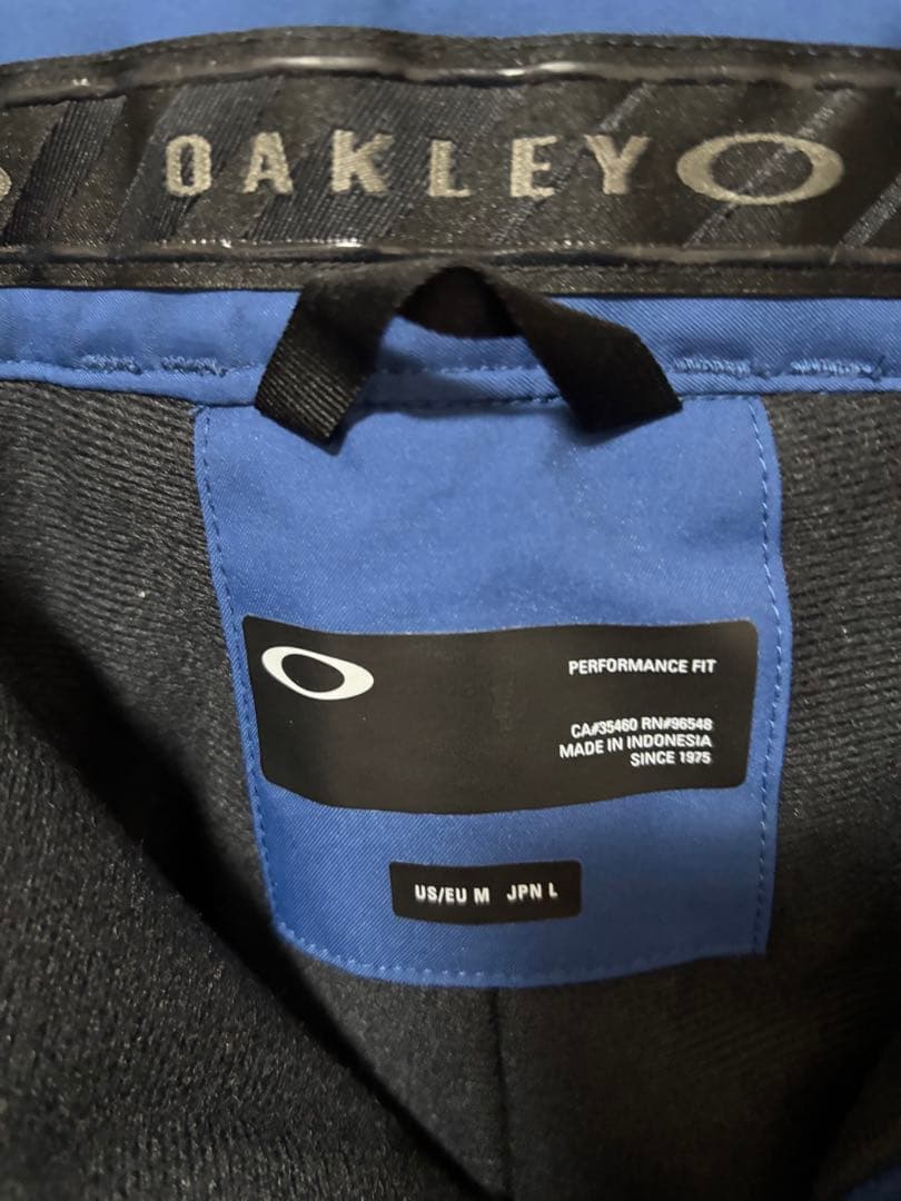 【美品】 OAKLEY スキーウェア 青