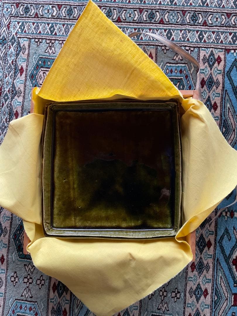 加藤重高　織部焼　菓子器　四方鉢　角皿　盛鉢