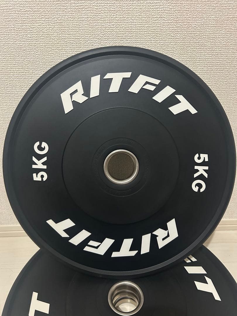 本日限定価格RITFIT バーベルプレート フルラバー 5KG 4枚