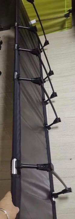 軽量 コンパクト  折畳みアウトドアベッド 防水加工　ローコット