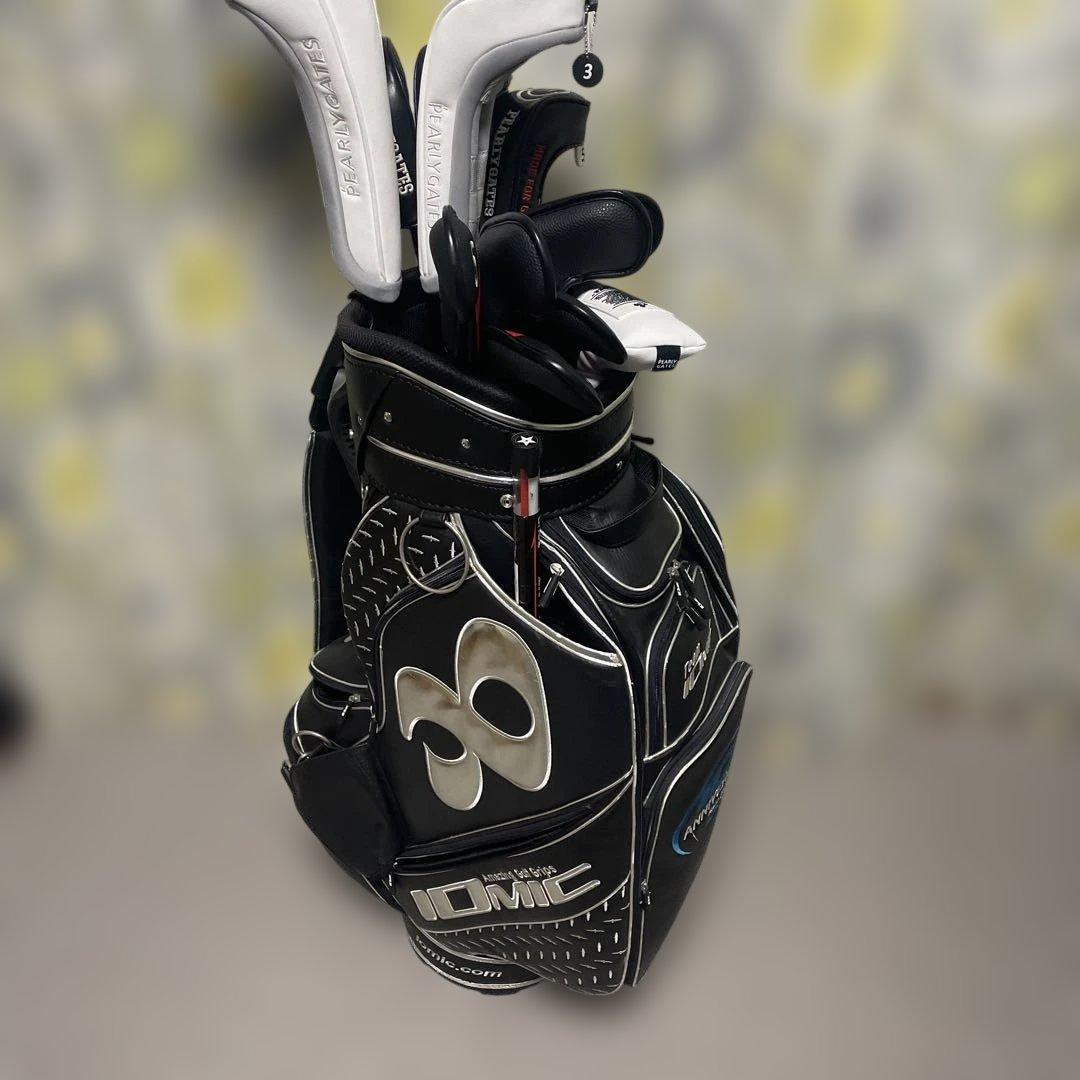 IOMIC 10thanniversary キャディバッグ　ヘッドカバー付き