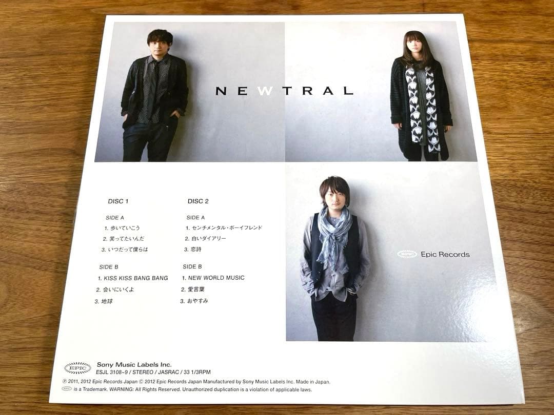 いきものがかり レコード 5th Album『NEWTRAL』