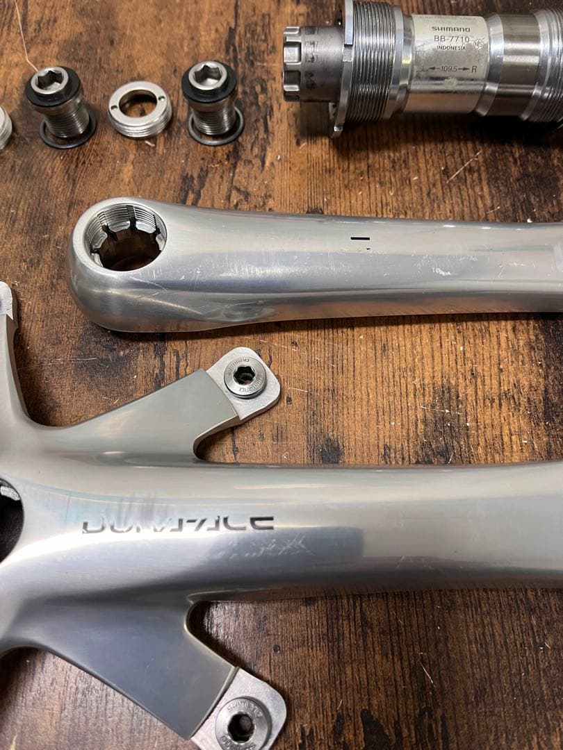 shimano dura-ace fc-7710 njs 165mm クランク