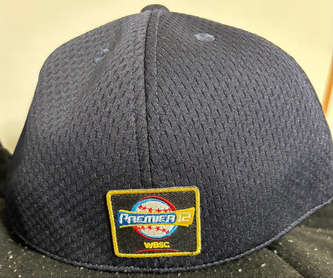 SAMURAI JAPAN 野球帽 ネイビー Jの刺繍