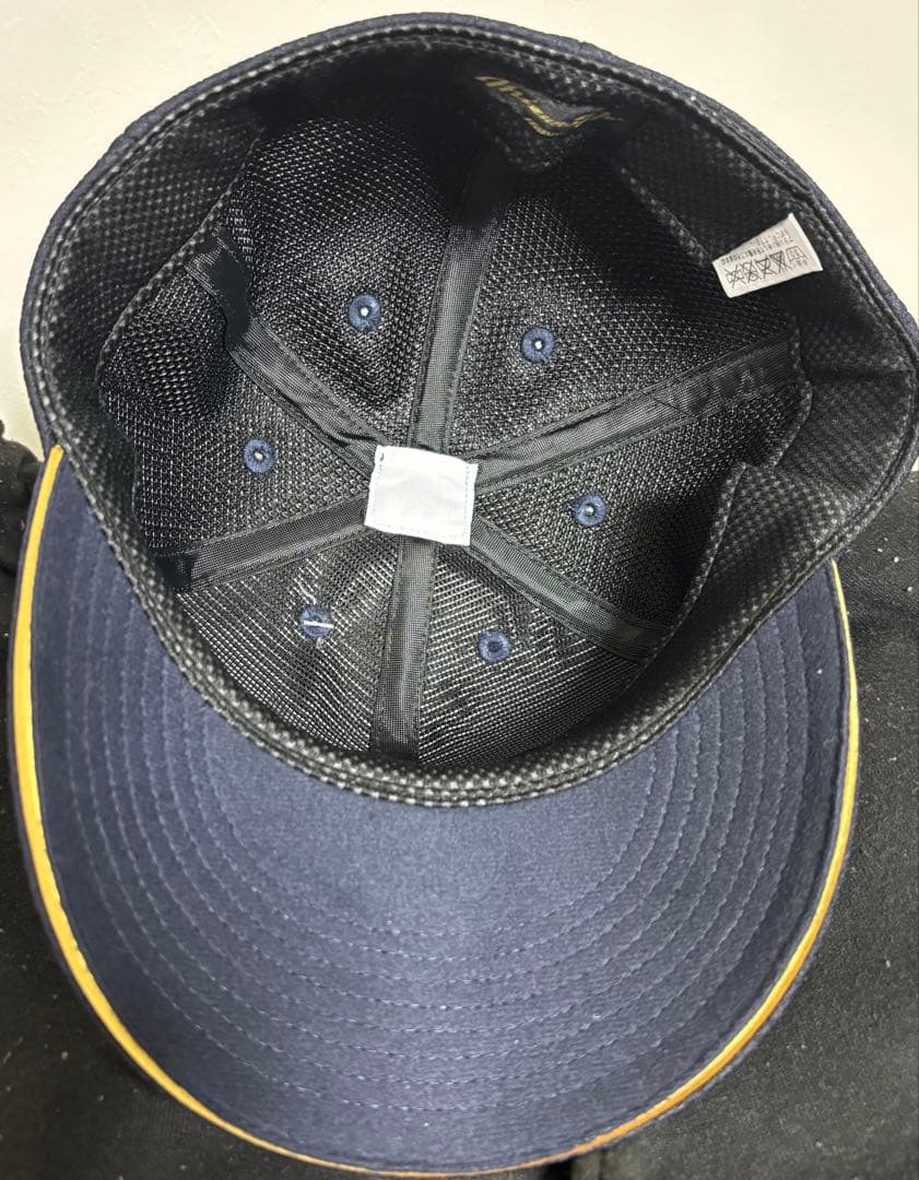 SAMURAI JAPAN 野球帽 ネイビー Jの刺繍