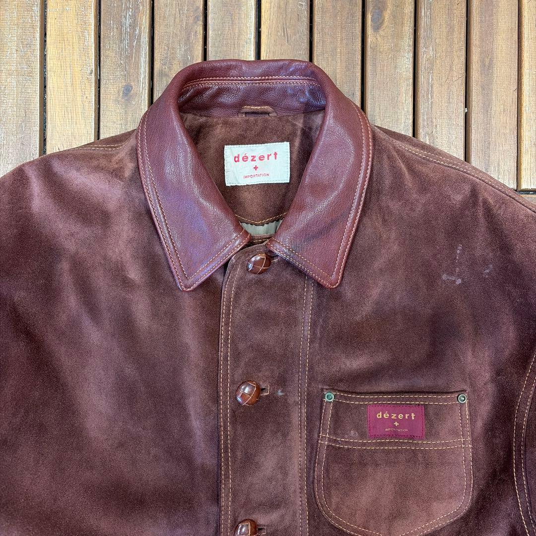 90s dezert デザート レザー ワークジャケット