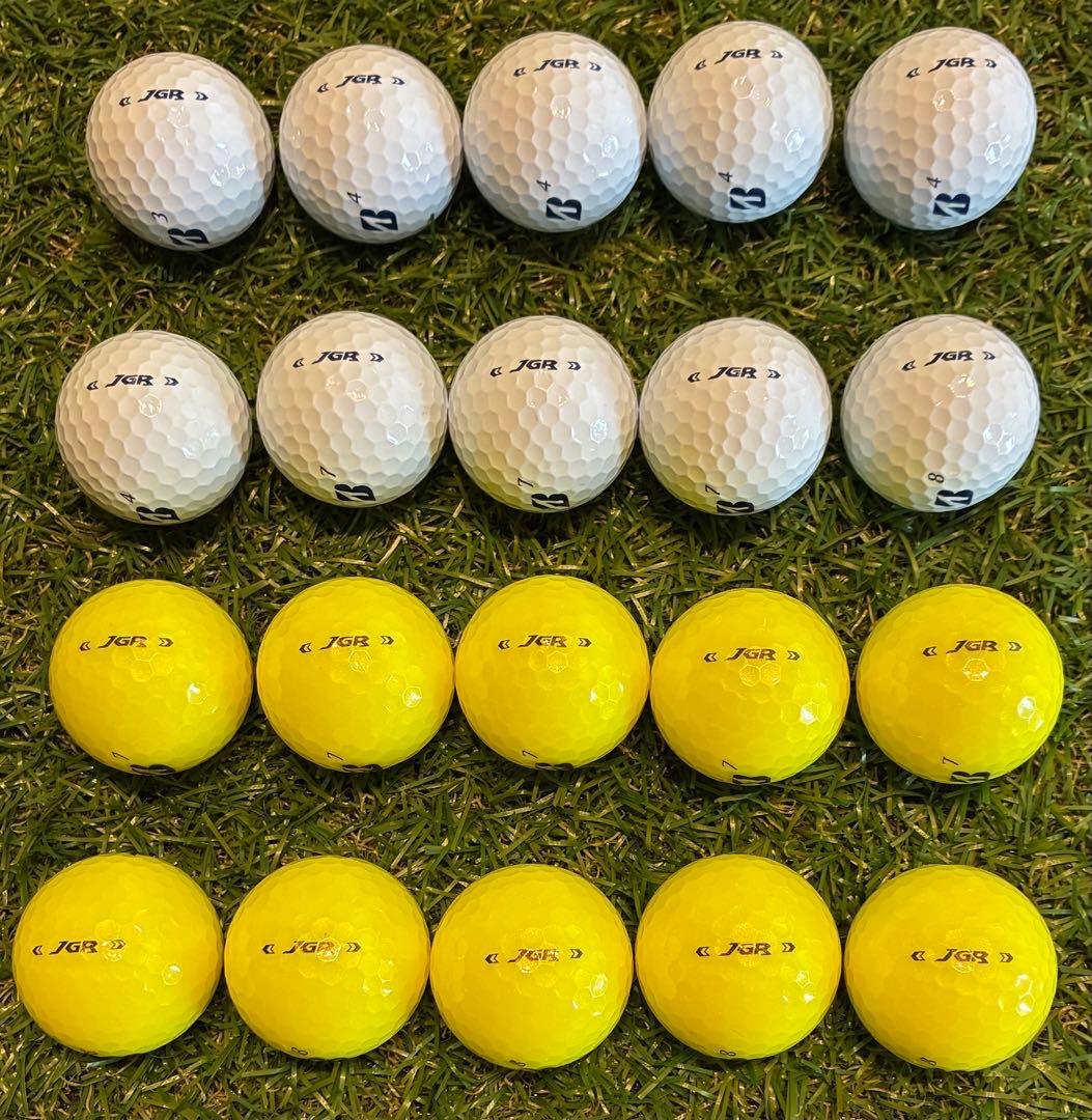 699★Sランク★ブリヂストン JGR ネイビー/イエロー 2025年　20球