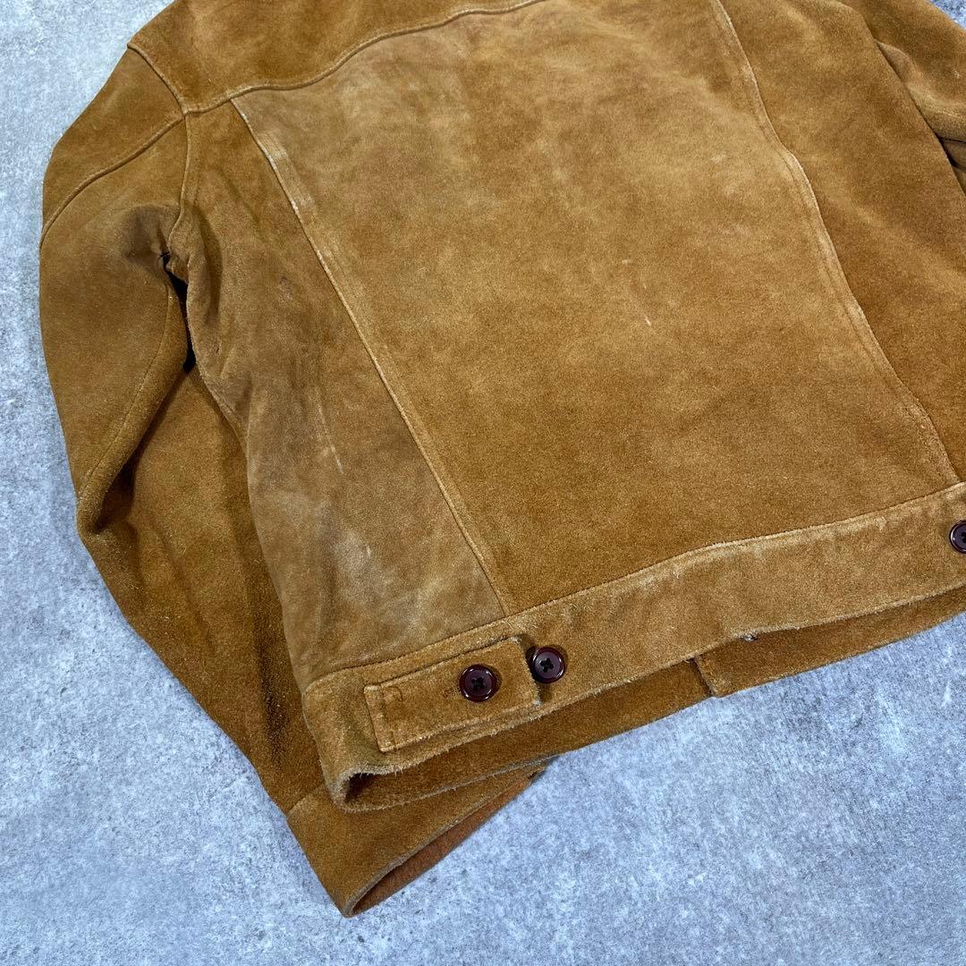 Collective スエード　トラッカージャケット　L　3rd Gジャン 牛革