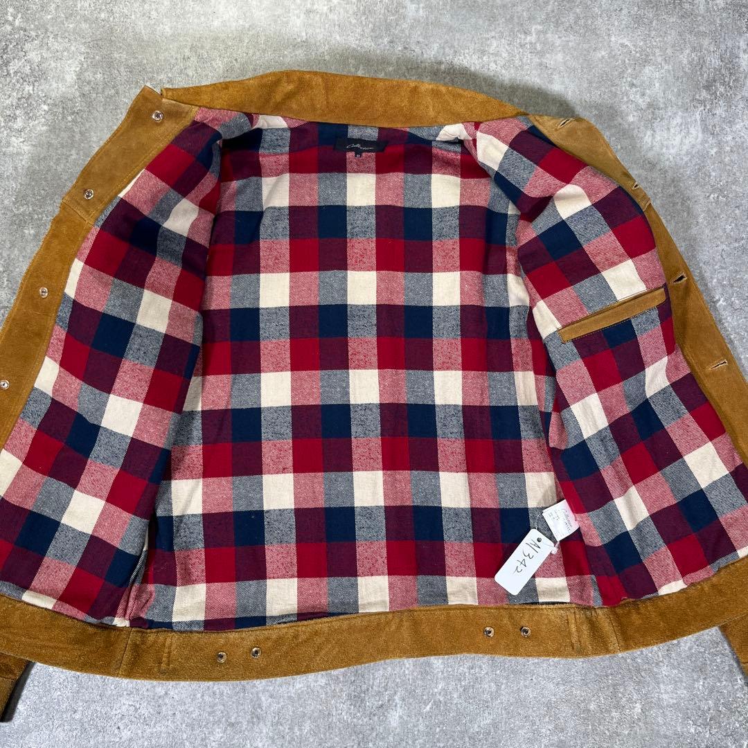 Collective スエード　トラッカージャケット　L　3rd Gジャン 牛革