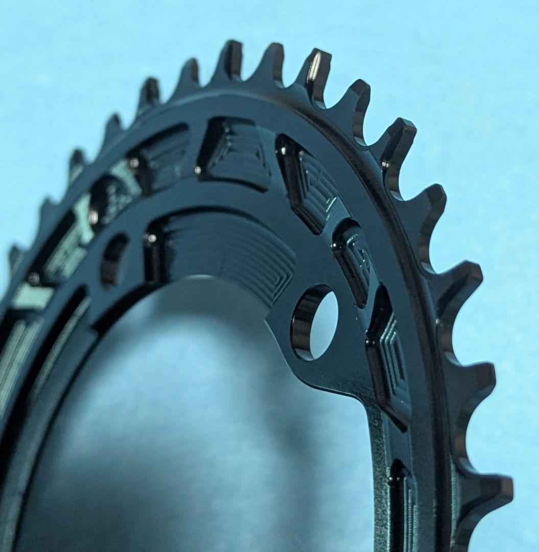 wuzei シマノ4アームクランク用 ナローワイドチェーンリング 40T