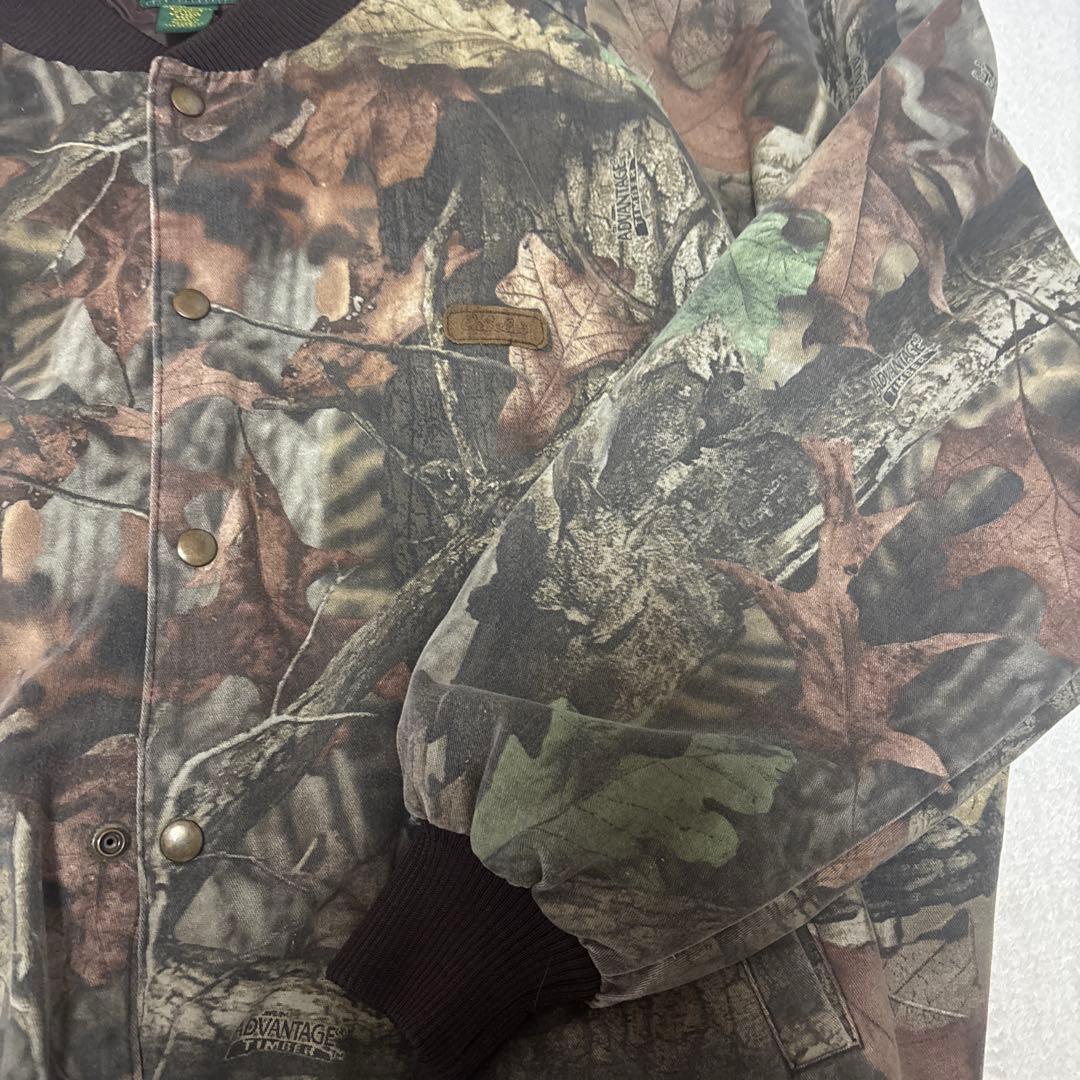 USA古着カベラス90s00sツリーカモ柄ダックジャケット