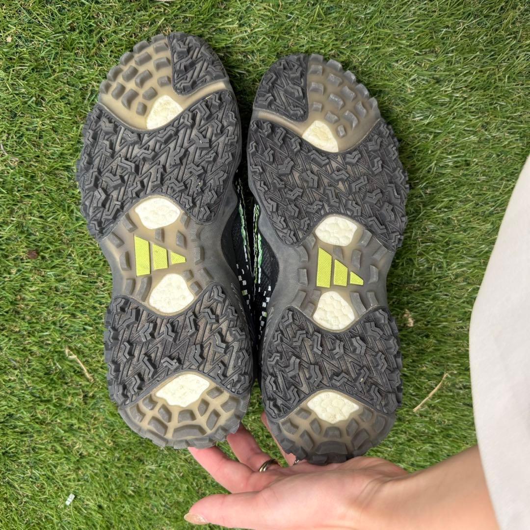 【備品】adidas ゴルフシューズ ブラック/ライム