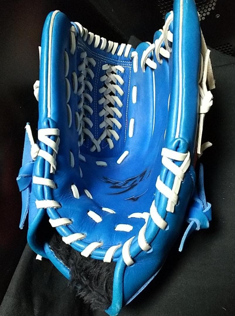 MIZUNO SELECT9 軟式オールラウンド用グローブ 青赤