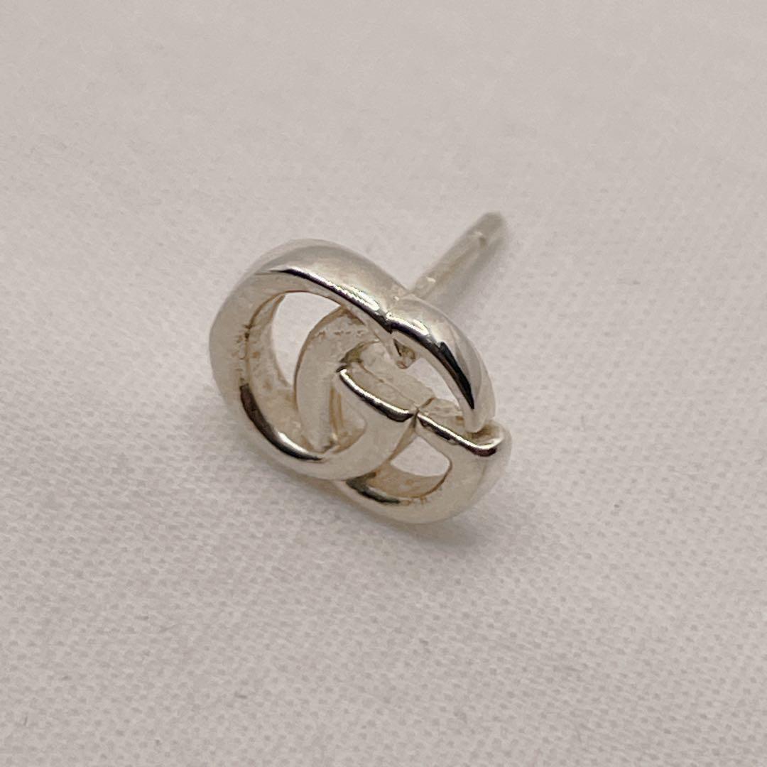 【美品】　GUCCI インターロッキング ピアス　片耳　キャッチ グッチ