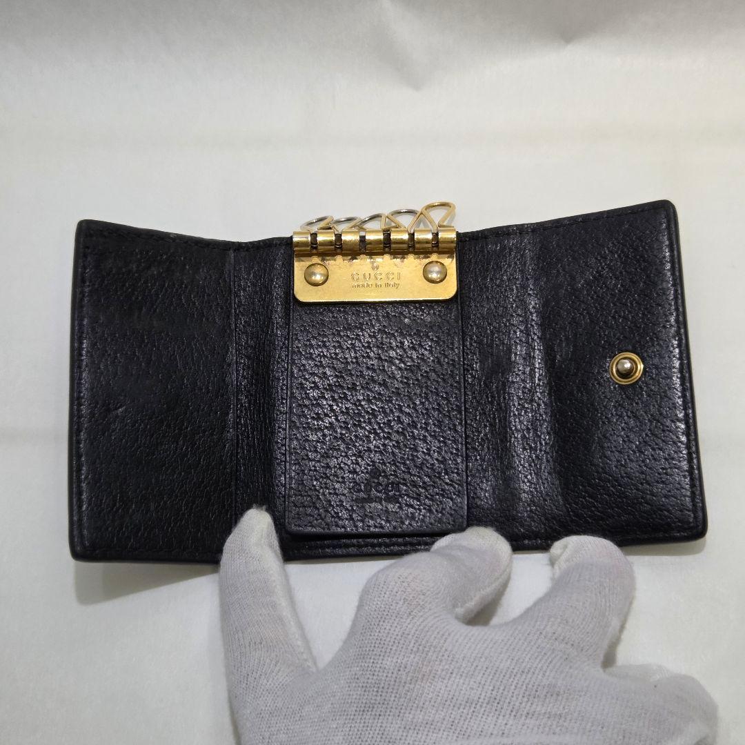 希少✨　GUCCI グッチ キーケース 6連 アニマリエ ビー 蜂 ブラック 黒